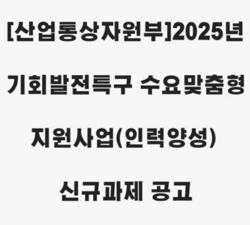 수요맞춤형 지원사업