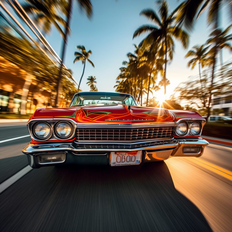 AI그림 - 자동차 배경