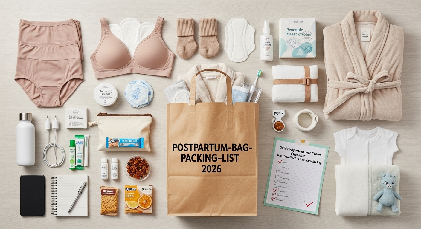 2026년 산후조리원 입실 전 반드시 챙겨야 할 출산 가방 준비물 리스트 이미지