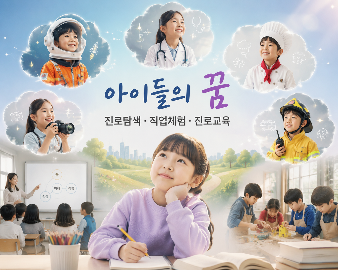 꿈꾸는 아이들의 모습