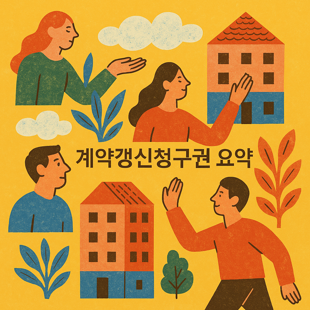 계약갱신청구권 요약｜임차인 권리 지키는 법
