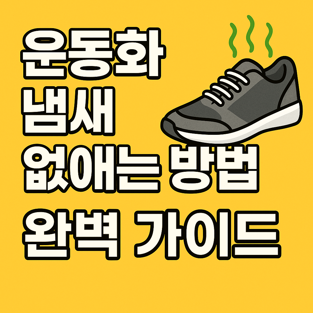 운동화 냄새 없애는 방법