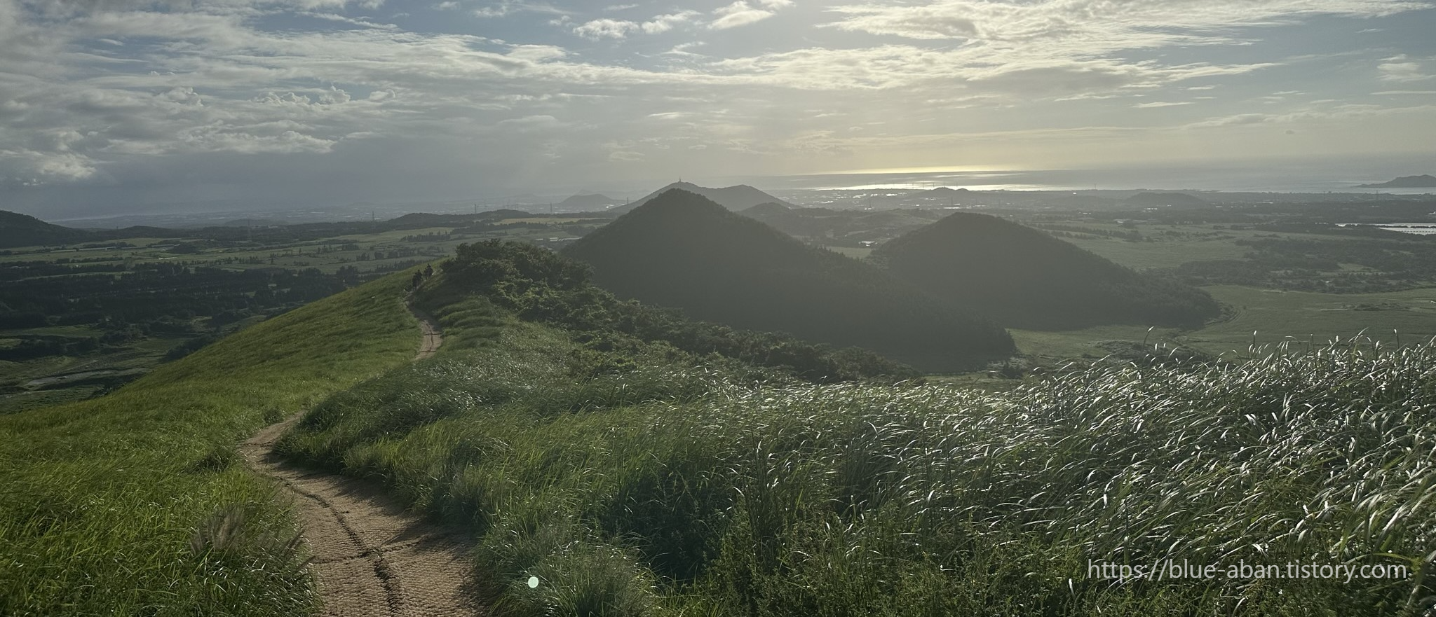 새별오름 정상 경관