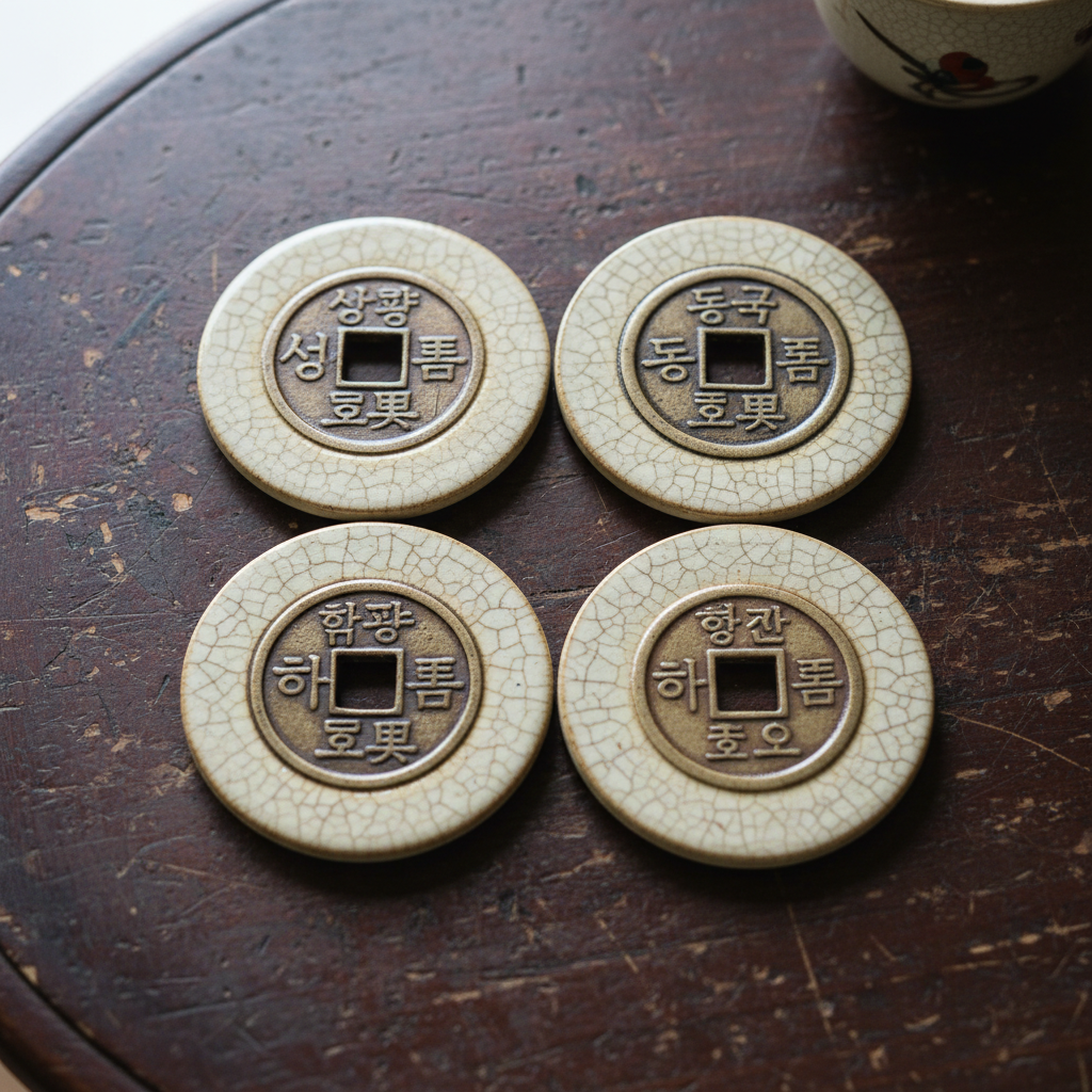 500원·100원 주화가 일상 굿즈로 조폐공사의 ‘돈방석·돈지갑’