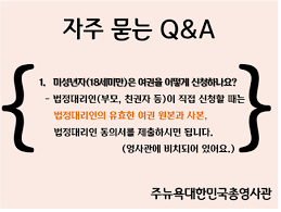 미성년자 여권
