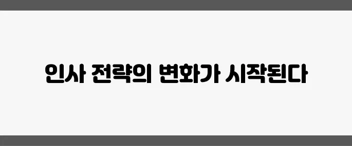 인수위의 주 4일제 시범 공론화가 기업 인사 전략을 변화시키고 있습니다.