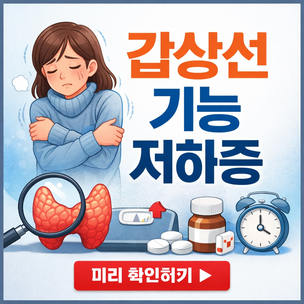 갑상선 기능 저하증 증상