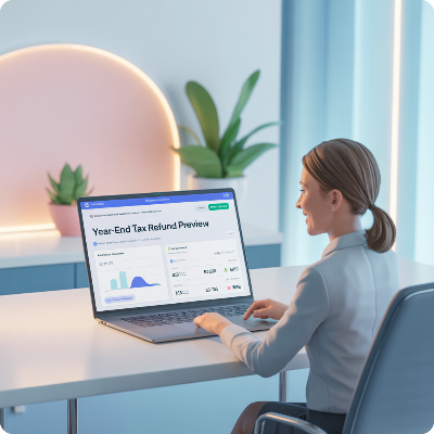 연말정산 미리보기 이미지