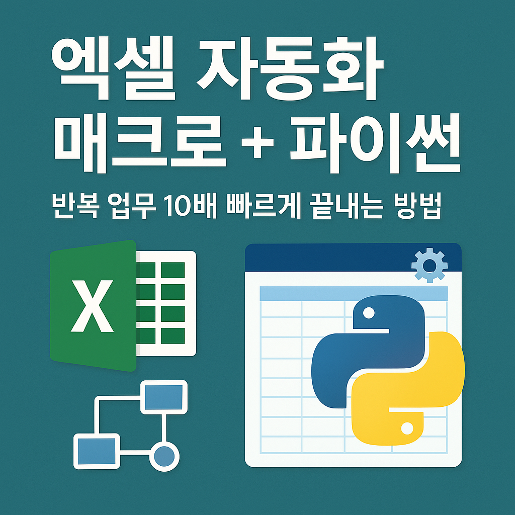 엑셀 자동화 매크로 파이썬