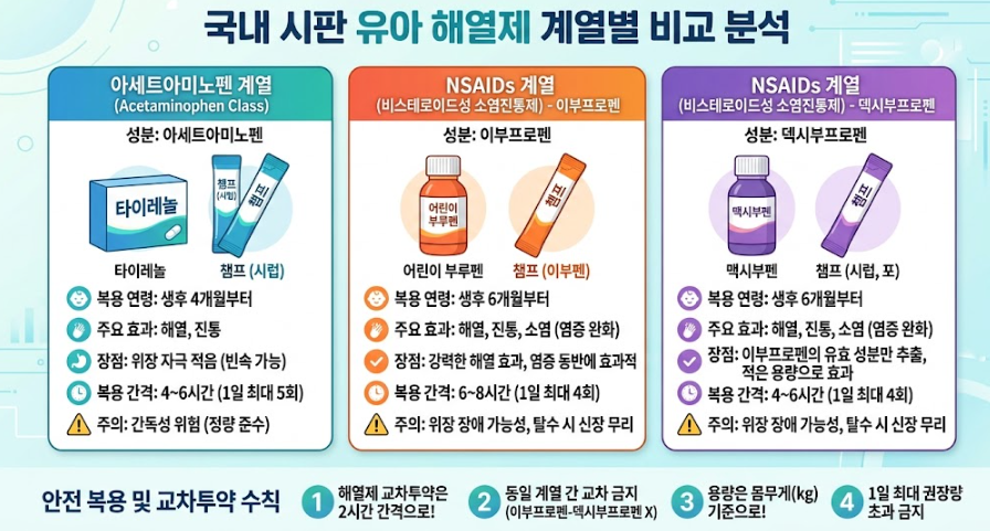 아기 열날때 해열제 용량