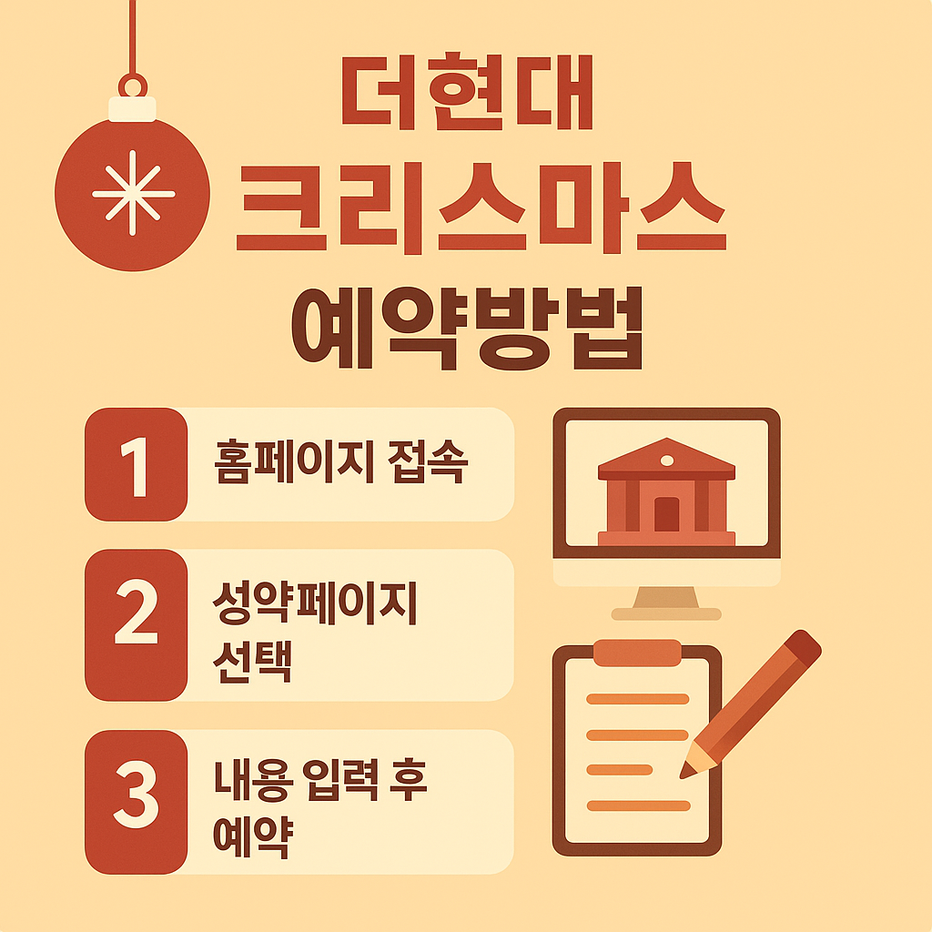 더현대 서울 크리스마스 예약 2025|사전예약 링크·오픈 시간·현장 웨이팅 총정리