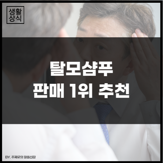 탈모샴푸 판매 1위 추천