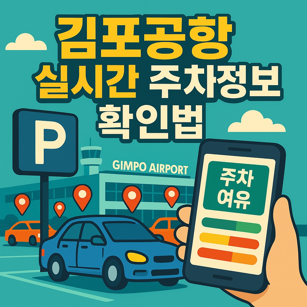 김포공항 실시간 주차 확인하는 법