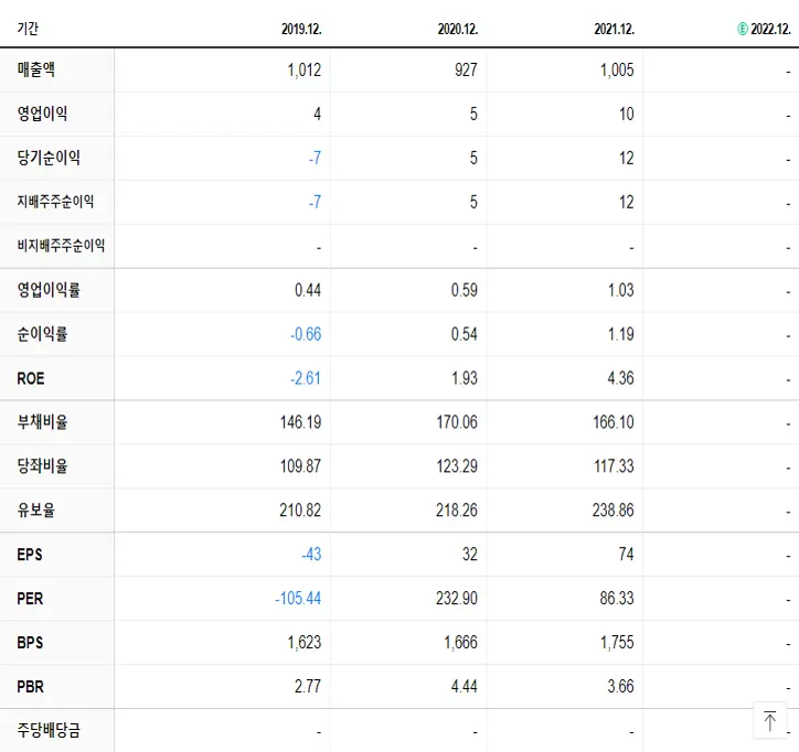 데이타솔루션 재무제표