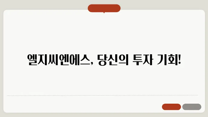 엘지씨엔에스 LG CNS 공모주 청약 수요예측 결과