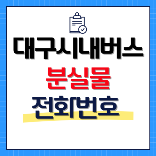 대구시내버스분실물