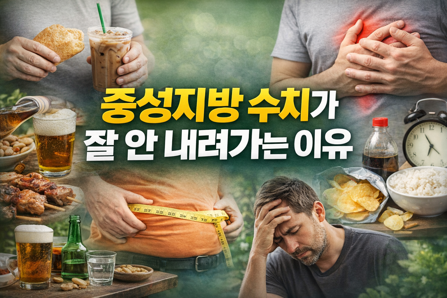 중성지방 수치가 잘 안 내려가는 이유