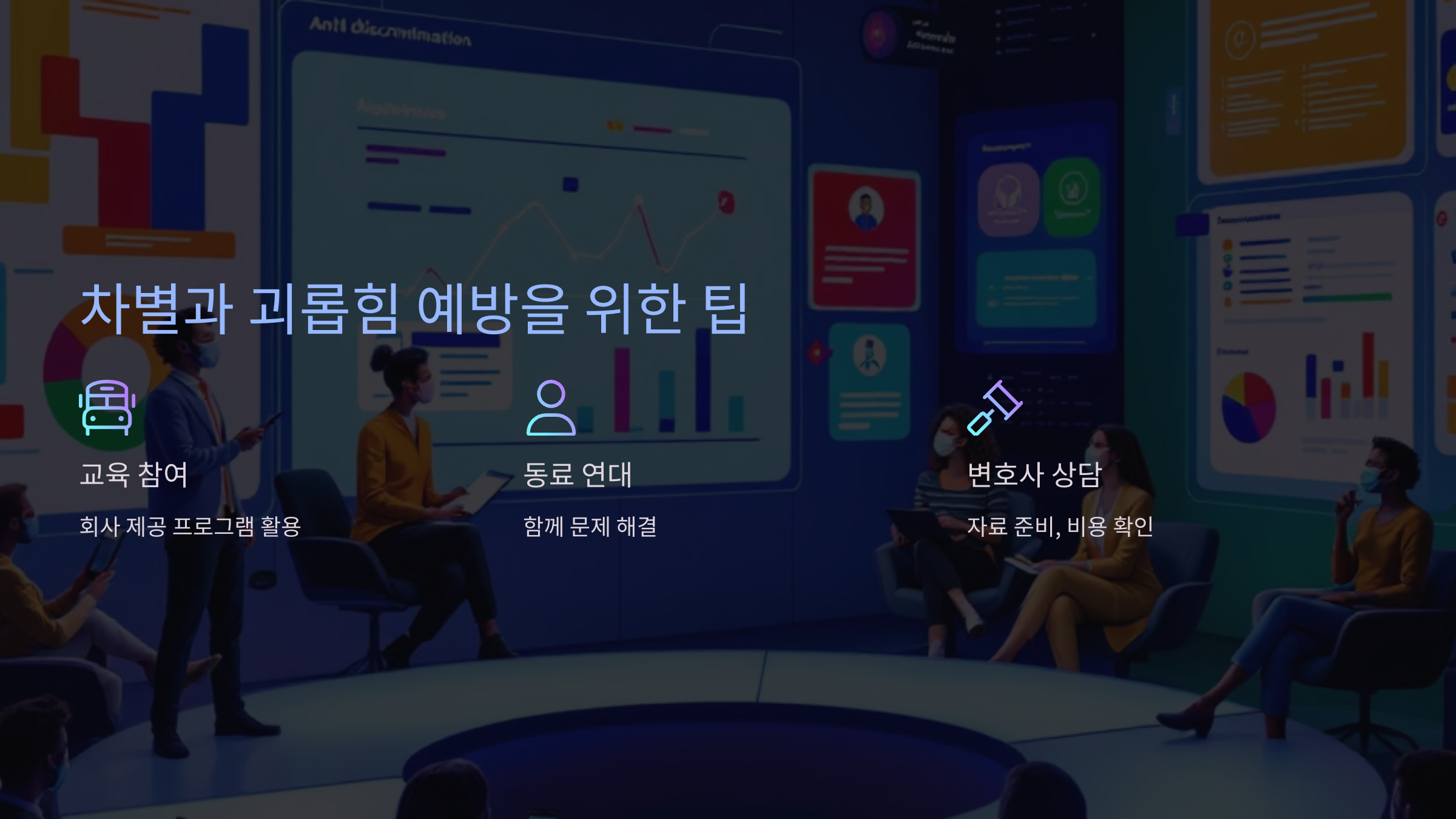 차별과 괴롭힘 예방을 위한 팁