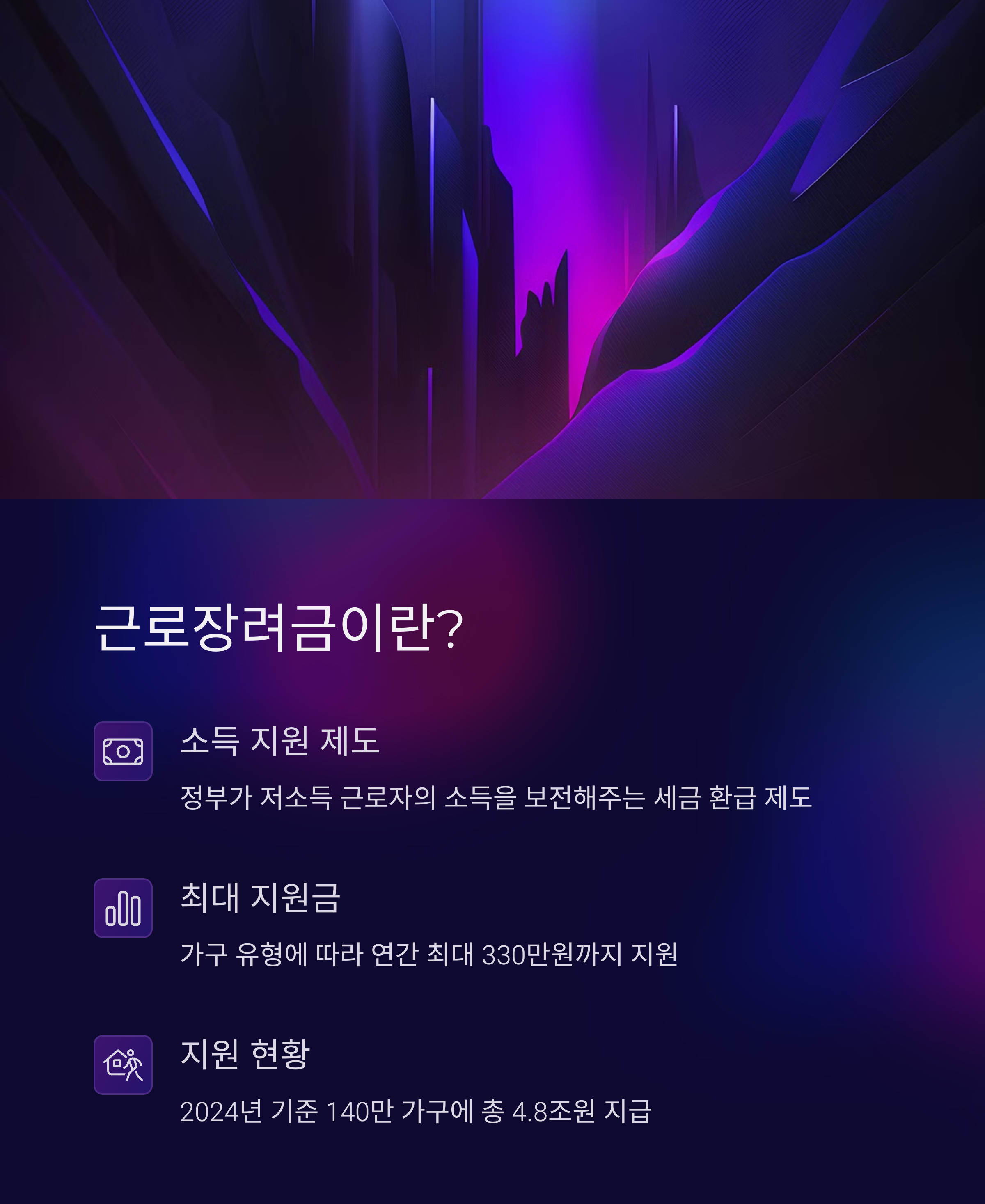 2025 근로장려금 신청기간 자격요건 총정리