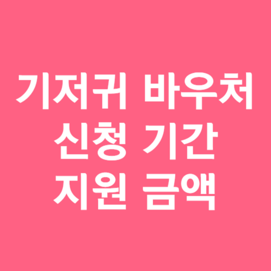 기저귀 바우처