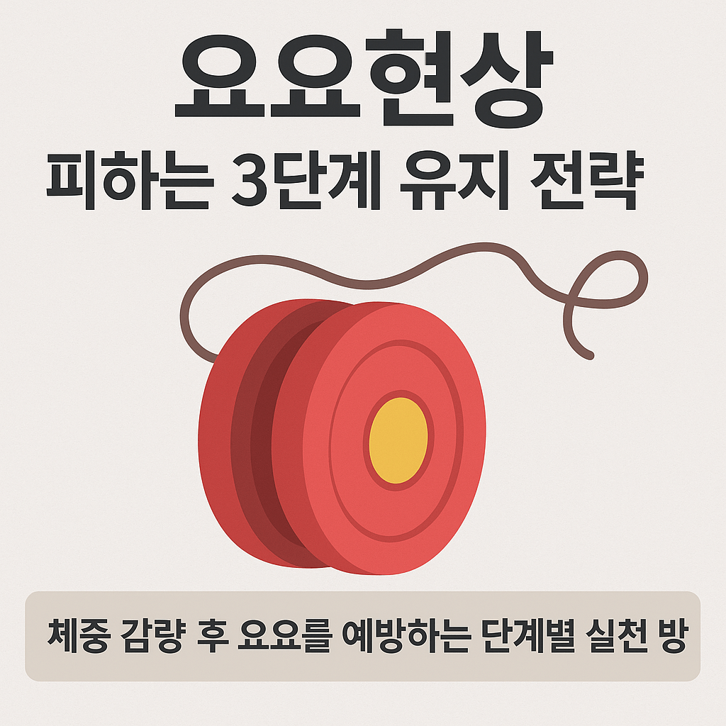 요요현상, 피하는 3단계 유지 전략