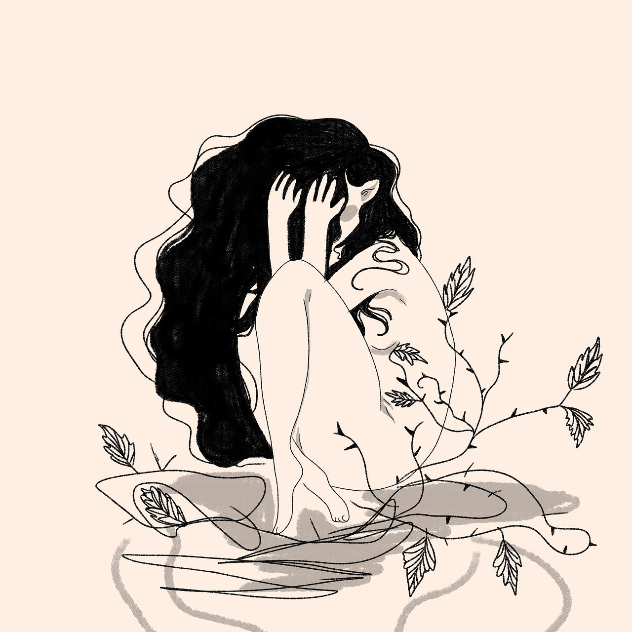 비염으로 고통스러운 사람 연상사진