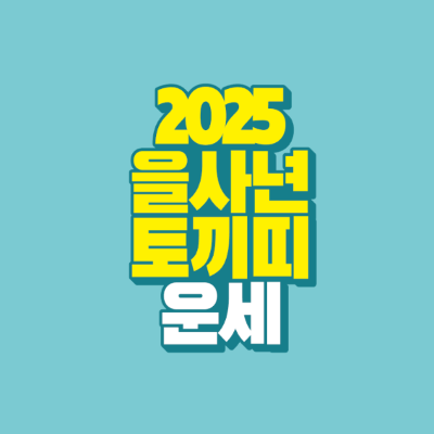 썸네일-2025-을사년-토끼띠-운세