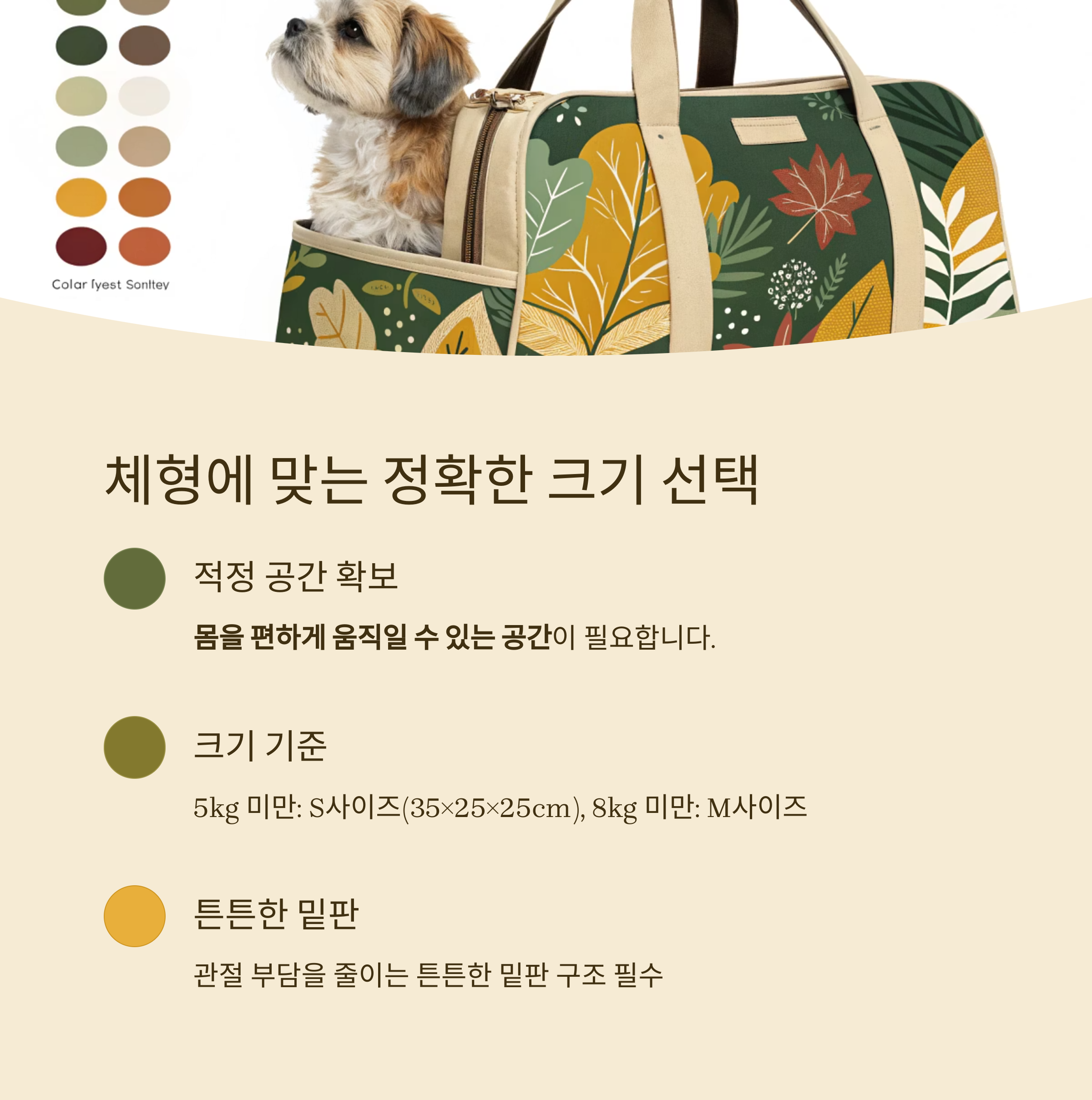 체형에 맞는 정확한 크기 선택