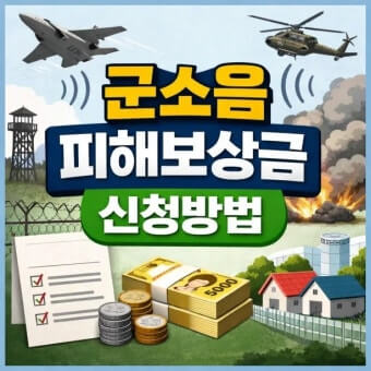 군소음 피해보상금
