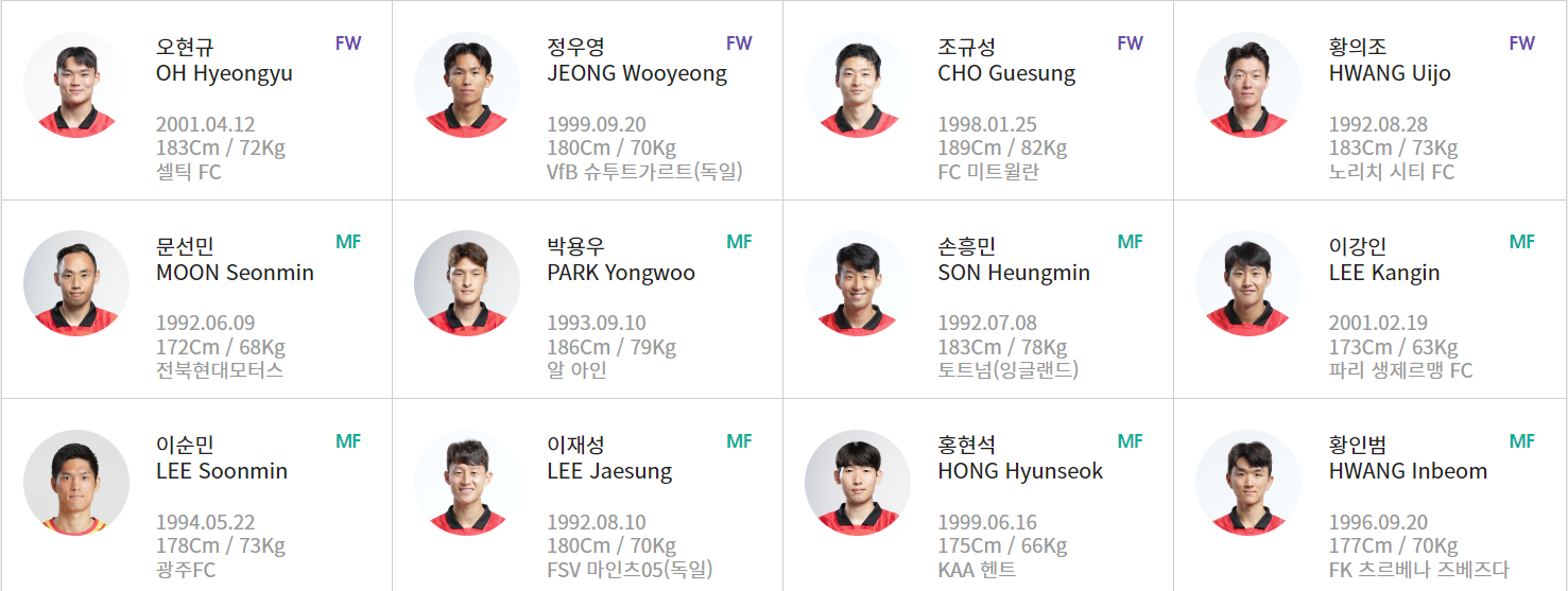 대한민국 국가대표 튀니지 축구 중계 무료 방송 안내