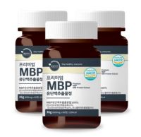 프리미엄 MBP 엠비피 정 고함량 유단백추출물 추천 HACCP 식약처 인증, 60정, 3개