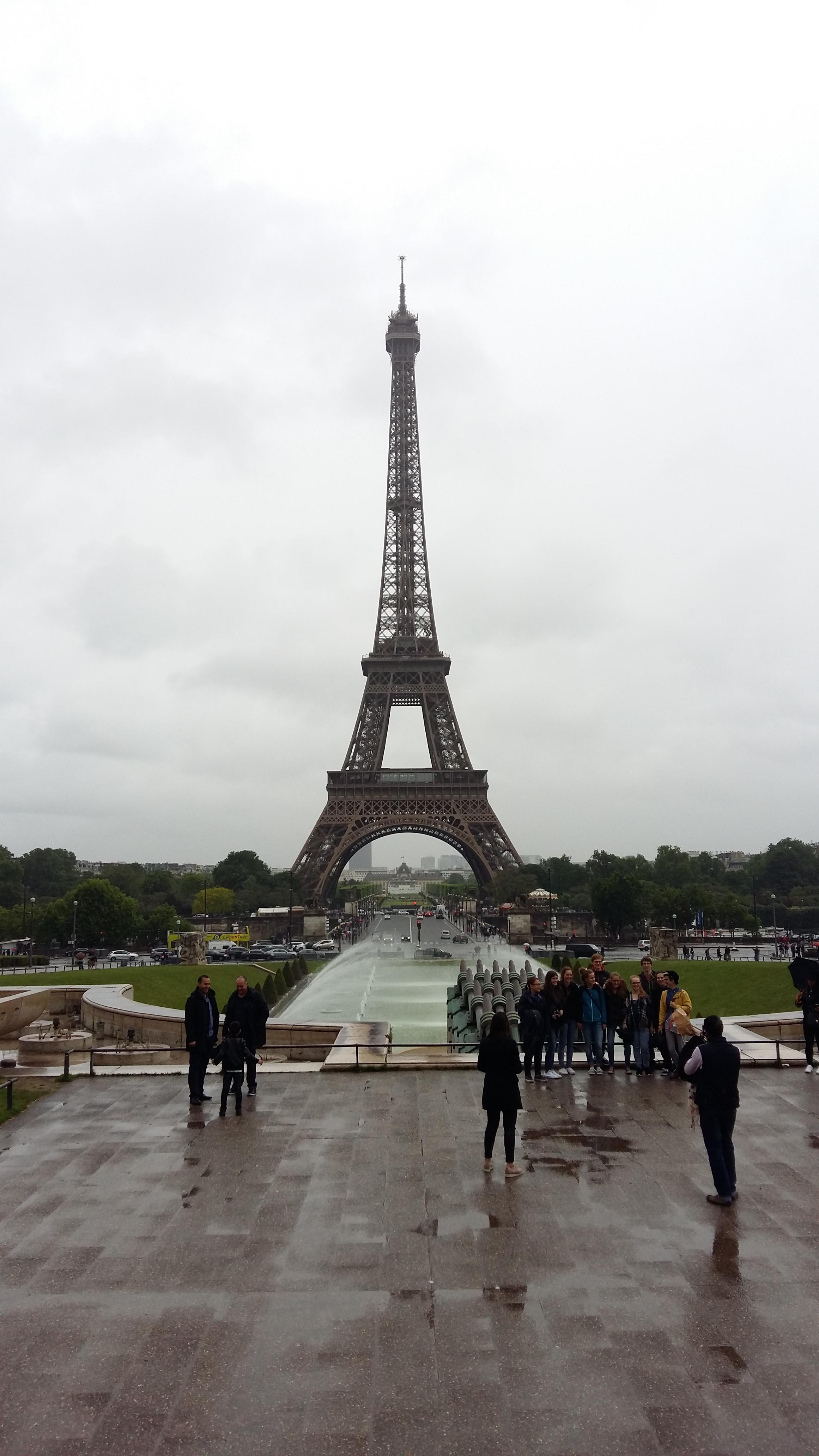 프랑스 파리 트로카데로 광장에서 바라본 에펠탑