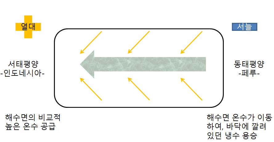 엘니뇨-라니냐-평상시-모식도