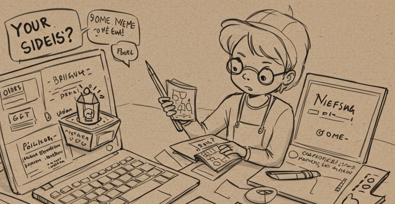 온라인상에서의 알바-사진