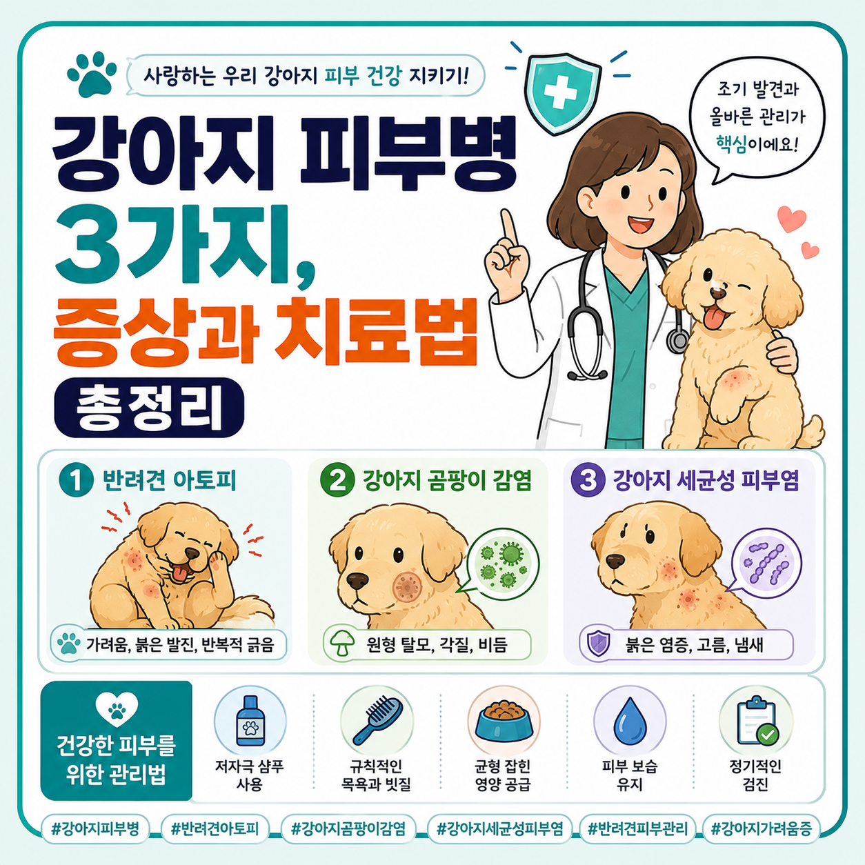 강아지 피부병