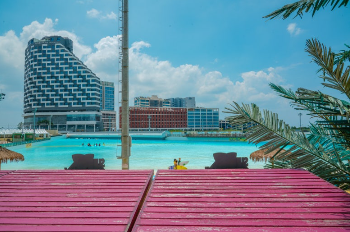 인근 상권 및 거북섬 개발 현황