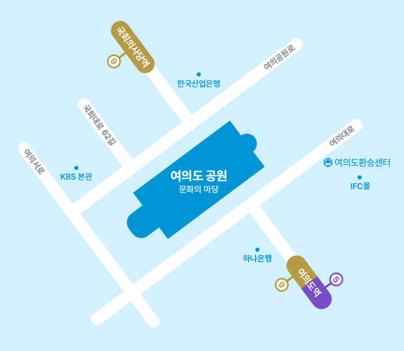 마라톤 행사장 안내도