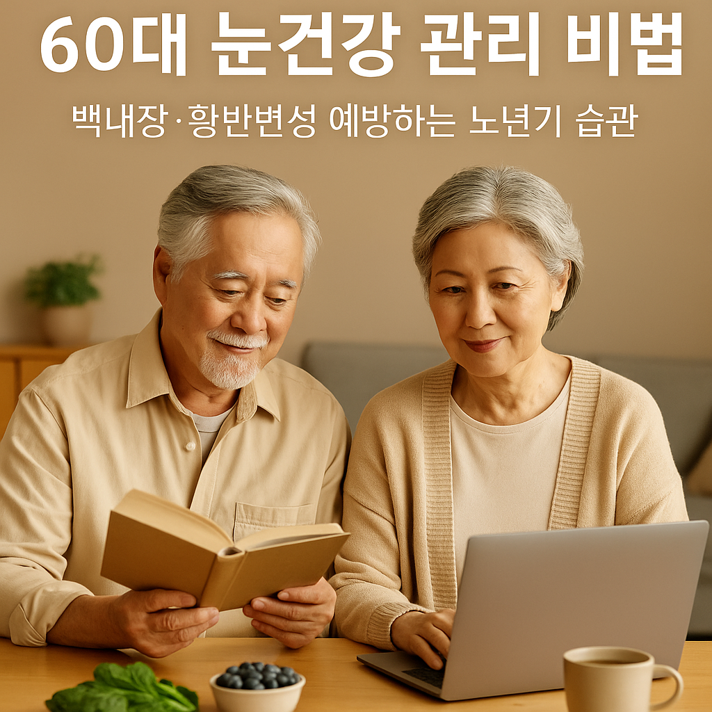 60대 눈 건강 관리 비법