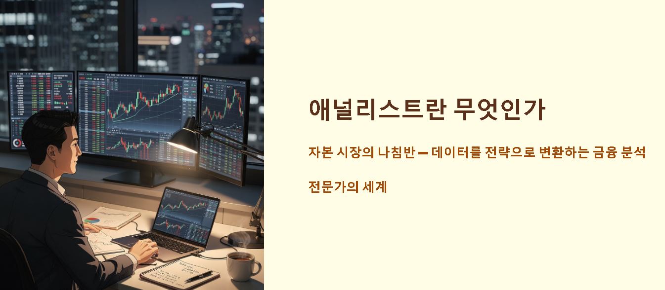 애널리스트란 뜻 정리