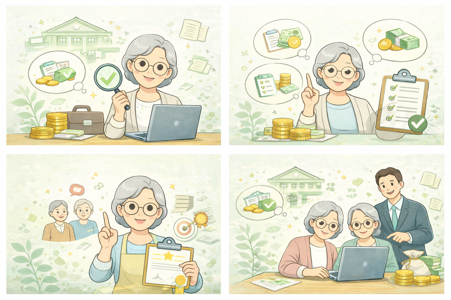 50대&middot;60대 받을 수 있는 정부 지원금 대상자 정리