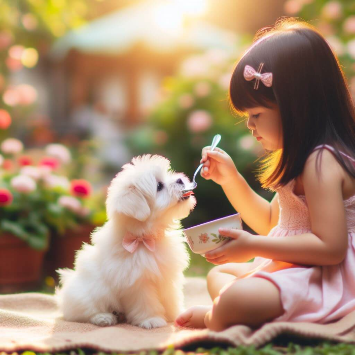 질투 많은 무릎 강아지 말티즈(Maltese) 사료