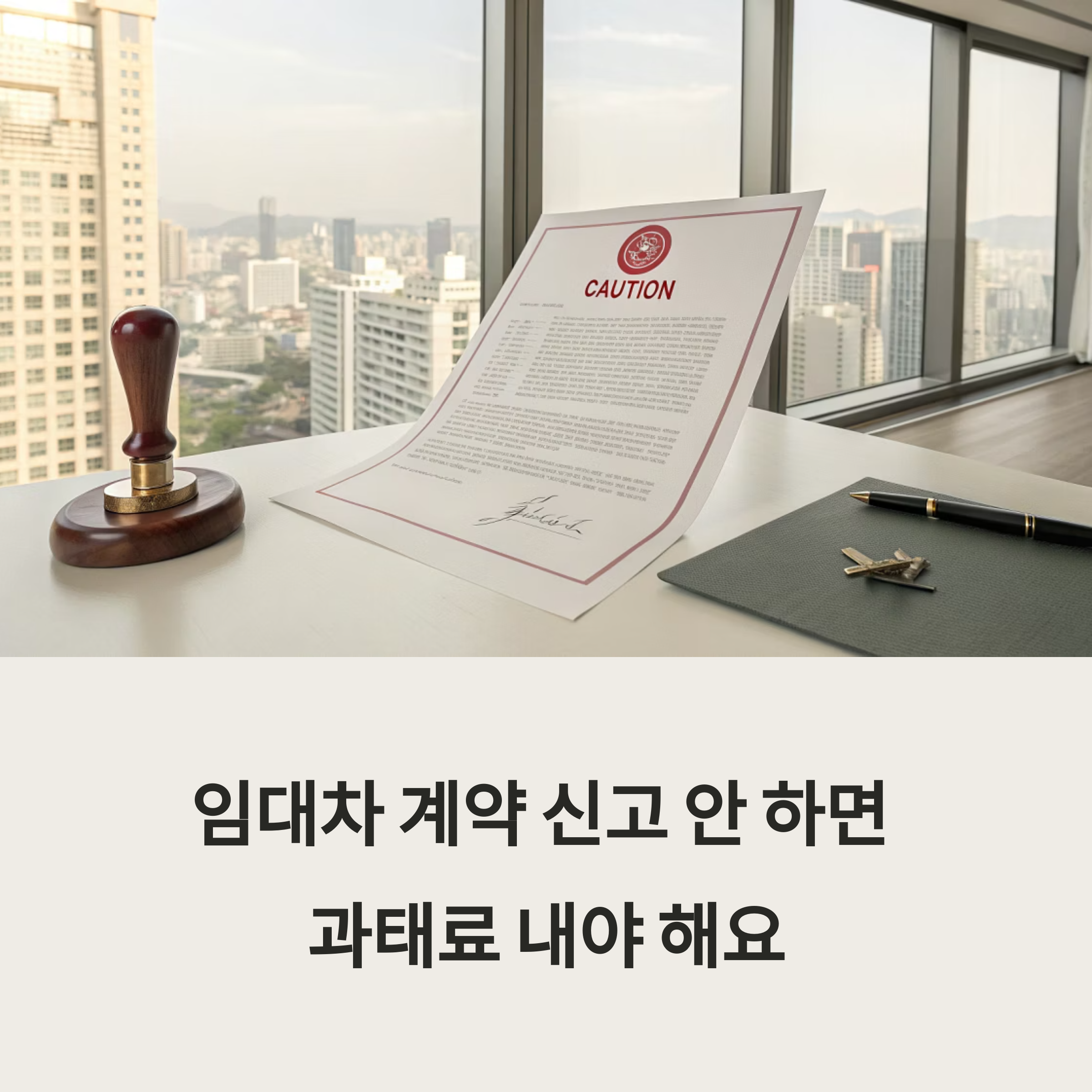 임대차 계약 신고 안 하면 과태료