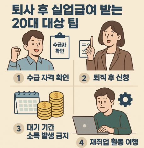 퇴사 후 실업급여 받는 20대