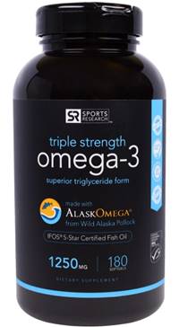 스포츠리서치-트리플스트랭스-오메가3-제품사진