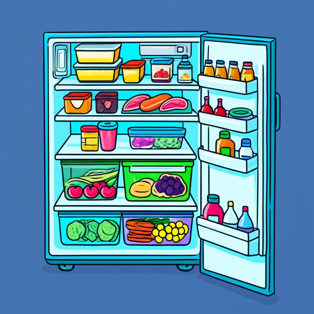 냉장고 정리 습관 만들기: 식비 줄이..