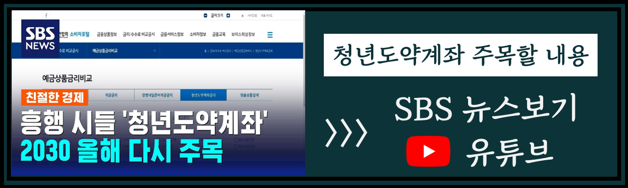 청년도약계좌 은행별 금리