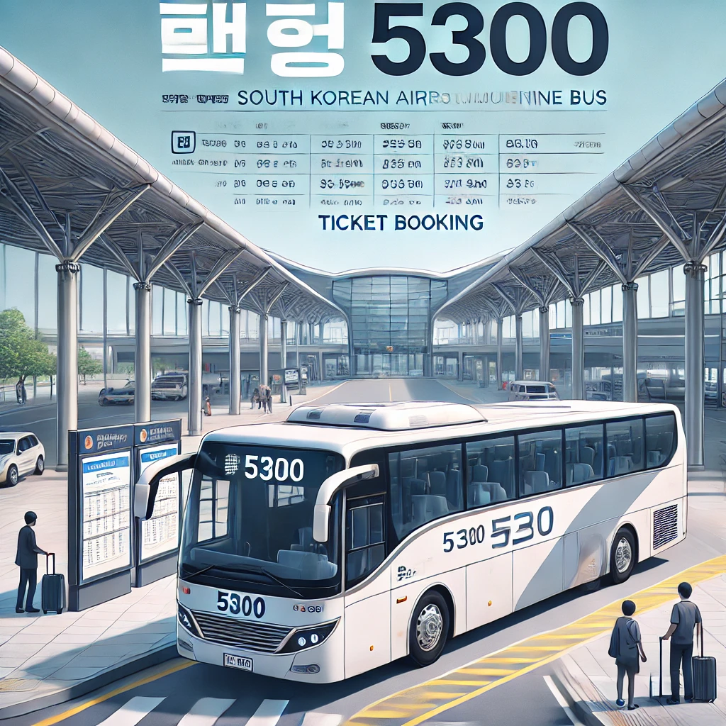 공항버스 5300번 시간표&amp;#44; 공항버스 5300 예매 2