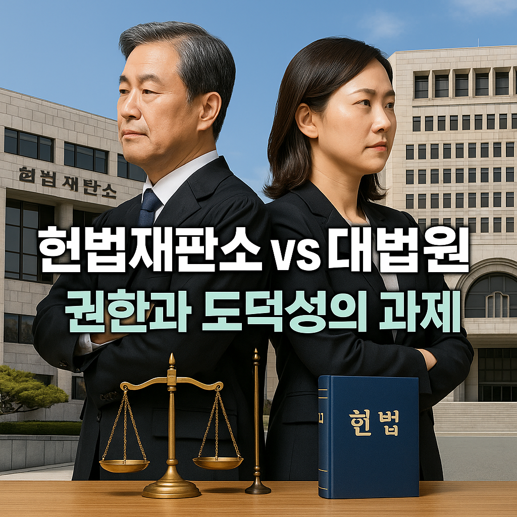헌법재판소와 대법원의 권한과 도덕성 과제