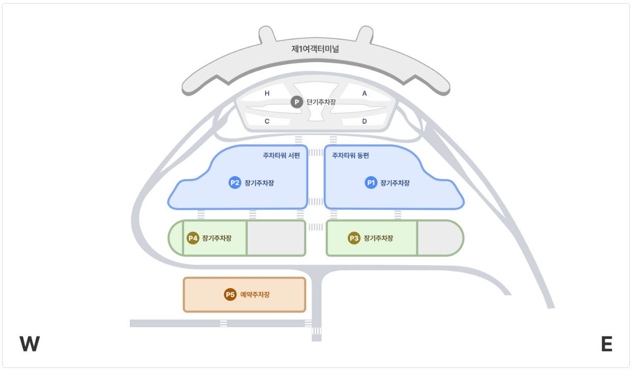 인천공항-여객터미널-장기주차