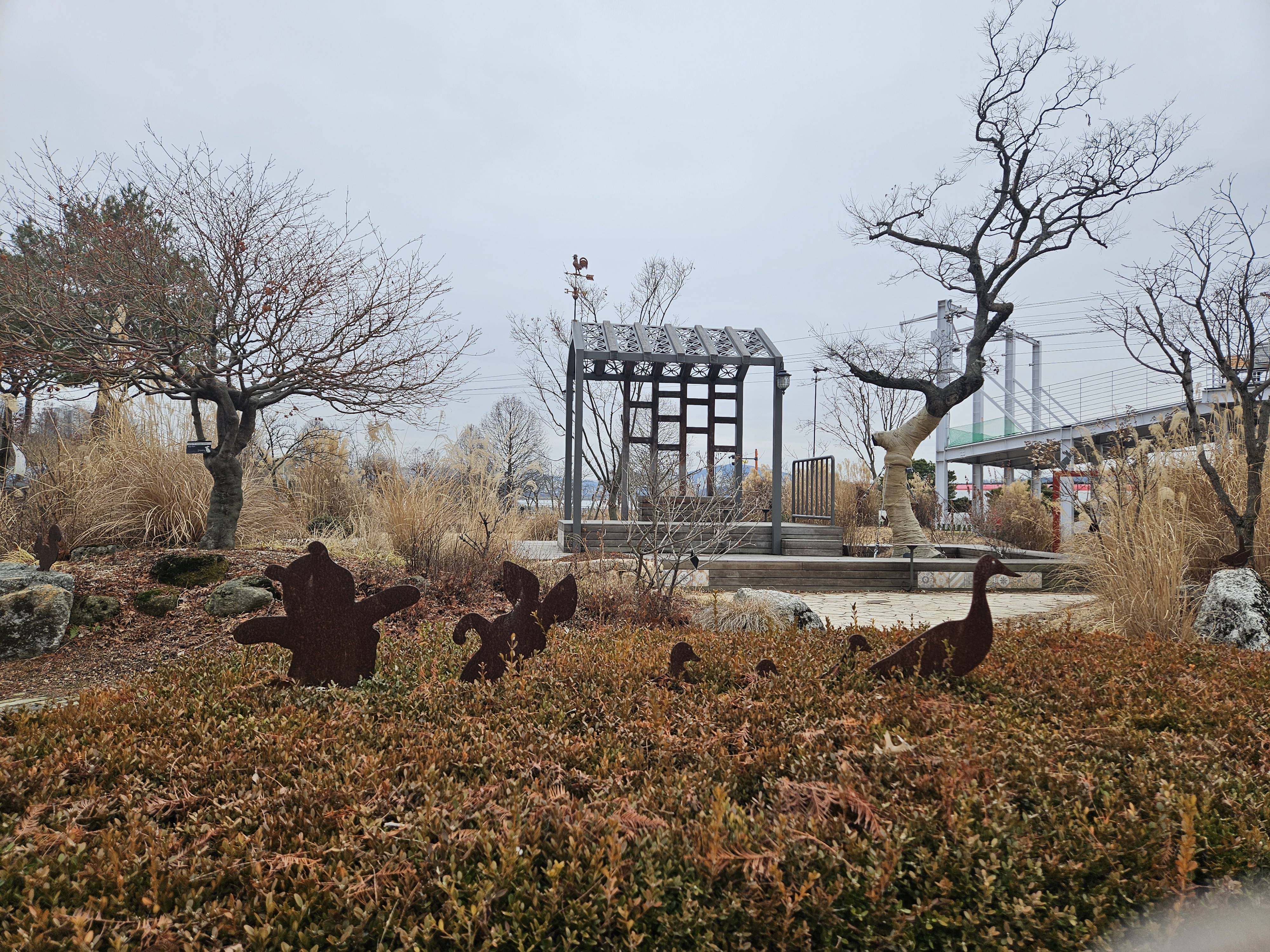 의왕 왕송공원 조경 정원